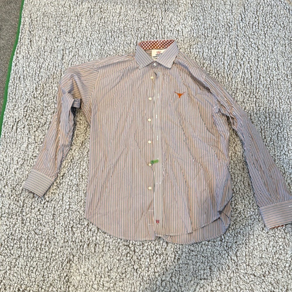 University of Texas UT Austin button down dress shirt.